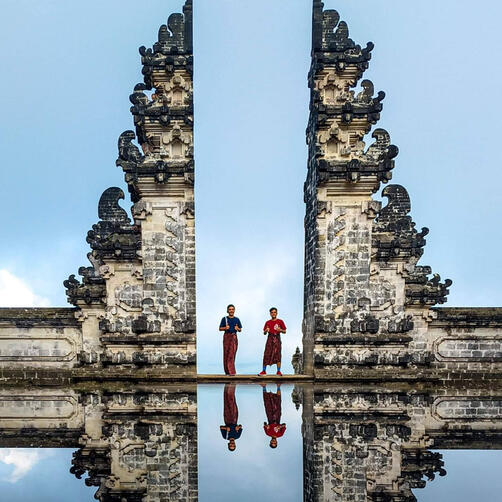 SELFiES Guimba team members Justin and Josiah spent a weekend in Bali, Indonesia.